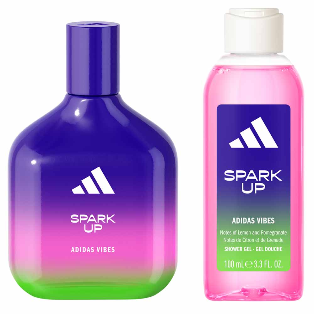 Coffret Adidas Vibes Spark Up Kit - Perfume Unissex EDP + Shower Gel